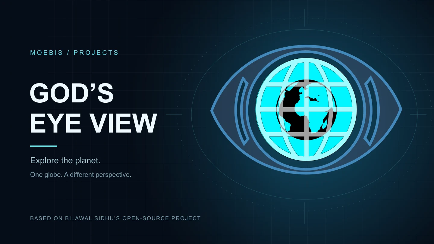 God's Eye View: explore the planet with an orbital globe and sensor views